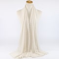 Miniatyrbild 1 av 5: Scarfsjal för kvinnor 2022 Scarf flockande tjock chiffong Beige