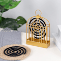 Miniatyrbild 3 av 5: Set med 2 myggspirallhållare i skandinavisk stil