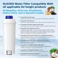 Miniatyrbillede 2 af 8: Velegnet til DeLonghi DLSC002 aktivt kul erstatningsfilter