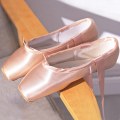 Miniatyrbild 6 av 7: Balettskor för kvinnor för flickor Lättviktsdansskor i enfärgade Satin Pink 35