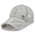 Miniatyrbild 4 av 4: Cap för män Dam Mode Sommar Tunt mesh Andningsbar Utomhussport Fotvandring Klättra Köra Fiske Lastbil Hatt A277 Dark Gray