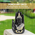 Miniatyrbild 4 av 5: Buddha In The Statue Figurine, Buddha Skulptur-inomhus/utomhus R För En, uteplats, veranda Y