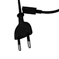 Miniatyrbild 4 av 5: Eu-kontakter Strömkabel Förlängningskabel För 4k Tv 1st 2nd 3rd