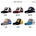 Miniatyrbild 4 av 10: Broderi Mesh Cap F3 Broderi Baseball Cap Tredimensionell broderi Peaked Cap Utomhus Solhatt Färgmatchande Mesh Cap Partihandel Cm6022WineRed Adjustable