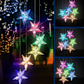 Miniatyrbild 2 av 5: Solar LED Utomhus  Moon Wind Chime Present Mamma Mormor Star