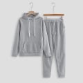 Miniatyrbild 2 av 5: Mode Loungeset för kvinnor Modekläder 2-delad sweatsuit Långärmad tröja Långbyxor grey 2XL