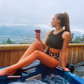 Miniatyrbild 2 av 4: Bikini med hög midja print baddräkt dambikini
