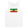 Linne - Etisk - Etiopiens flagga - 100% bomull - Figursydd snitt - Blandat Vit S
