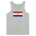 Linne - Flag of Paraguay - Grå - 100% bomull - Figursydd snitt - Blandat Grå XL