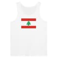 Libanon Flag Tank Top i Vit Vit S