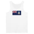 Falkland Islands Flag Tank Top i Vit Vit XXL