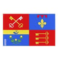 Flag - Vaucluse - 90 x 150 cm - Polyester - Print on both sides - Metal eyelets Flerfärgad