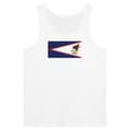 American Samoa Flag Tank Top i Vit Vit jag