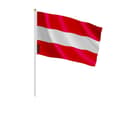 Mini-flag - Østrig - 14 x 21 cm - Sæt af 100 - Polyester - Let og robust Flerfärgad