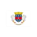 Dekal Saint-Barthélemys flagga 2,0x3,5cm i 1000 delar
