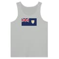 Anguilla Flag Linne i grått Grå M