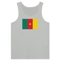 Kamerun flagga linne i grått Grå XL