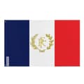 Flag - RF - 60 x 90 cm - Polyester - For- and back printing - Eyelets in iron Flerfärgad