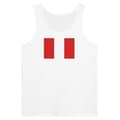 Peru Flag Tank Top i Vit Vit S