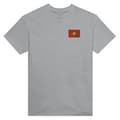 T-shirt - PIXELFORMA - Vietnamflag - 100% bomuld - Broderi - Klassisk pasform Grå M