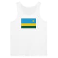 Linne - Flag of Rwanda - Vit - 100% bomull - Figursydd snitt - Blandat Vit S