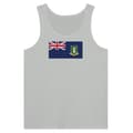 British Virgin Islands Flag Tank Top i grått Grå M