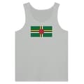 Linne - Flag of Dominica - Grå - 100% bomull - Slim fit - Blandat Grå M