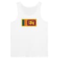 Sri Lanka Flag Tank Top i Vit Vit XXL