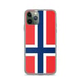 Norge Flagg Telefon Cover - iPhone 11 Pro Flerfärgad