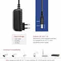 Miniatyrbild 3 av 5: Hög Effektivitet AC Adapter, Strömförsörjning För Utomhuskamera, LED-ljusramp DVR NVR HVR IP, Eurokontakt Adapter, Pålitlighet Och Överspänningsskydd