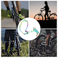 Miniatyrbild 8 av 8: Cykelflaskhållare för justerbar landsvägscykel, snabbkoppling i aluminiumlegering för säkert grepp