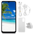 Miniatyrbild 2 av 8: MIQOO p41pro 6+64G 6,7 tums skärm Mobiltelefon Ansikts-ID Fingeravtrycksupplåsning Vit (100–240V) Storbritannien