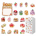 Miniatyrbild 1 av 4: Jul Diamantmålning Magneter Jul Kylskåpsmagnet Diamantkonst Kit Julgran Snögubbe Diamantkit för Vuxna Barn Hantverkspresent Style 1