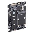 Miniatyrbild 2 av 8: M.2 till SATA-omvandlare, 2-i-1-adapter för högpresterande SSD-installation, Intel Standard Interface & Plug and Play för sömlös integrering med