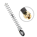 Miniatyrbild 3 av 8: 2.4Ghz Yagi-antenn, Riktantenn med metallkonstruktion för långdistanssignal, Stabil signal 25dBi Högförstärkningsrouter nätverksantenn för