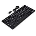 Miniatyrbild 5 av 7: Trådlöst Bluetooth-tangentbord, Mini bärbart tangentbord med enkel växling mellan enheter, Slimmad design för bekväm skrivning och resor
