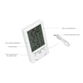 Miniatyrbild 8 av 8: Digital Hygrometer Termometer För Inomhus Utomhus, Rumfuktighetstestare Med Visualiserad Stor LCD-skärm Och Enkel Installation För Hemmakontor