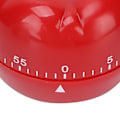Miniatyrbild 5 av 8: Charmig tomatformad mekanisk timer, 60 minuters nedräkningspåminnelse för kök, skolor, skönhetssalonger och gym, lätt att använda, högt ringsignalslarm