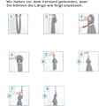 Miniatyrbild 2 av 5: Inomhusgunga sensorisk gunga för barn Ideal för yoga (grå) 1*2,8 m-WELLNGS