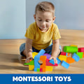 Miniatyrbild 5 av 6: Stora Skumblock Set för Småbarn 2-3 År, Mjuka Montessori Byggklossar, Badleksaker för Barn 18+ Månader
