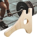 Miniatyrbild 5 av 8: Trä Barbell Jack | Viktträningsutrustning för Knäböj och Marklyft
