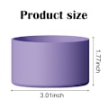 Miniatyrbild 2 av 5: 2 st Silikon Flaskskydd för 24oz Vattenflaskor, Halkfritt Skyddande Hölje Botten Stötfångare Tål Maskindisk Purple