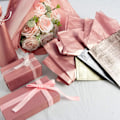 Miniatyrbild 4 av 5: Rosa guld silkespapper Bulk 100 ark metallisk presentpapper Pa-idaa Rose Gold