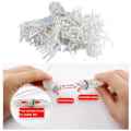Miniatyrbild 6 av 7: Julgardin med LED-isdroppar, ljusslinga, 220V LED-fest, 96 LED KLB