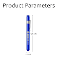 Miniatyrbild 6 av 6: 2 st Penna Ficklampa Aluminiumlegering Pen Light LED Pen Ficklampa blue+black