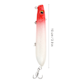 Miniatyrbild 7 av 7: HENG JIA Beten Hårda Beten Konstgjorda Beten Fiske Minnow Wobblers för Fiske (B)