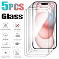 Miniatyrbild 1 av 6: 5 st. Härdat Glas för iPhone 16 14 13 12 15 Pro Max Mini Skärmskydd för iPhone 7 8 Plus XXR Xs Max Skyddsglas iPhone 15 Plu iPhone 15 Plus Pcs iPhone 15 Plus Pcs