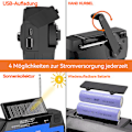 Miniatyrbild 5 av 5: Bärbar Solcellsdriven Vevradio, En Mångsidig Följeslagare För Dina Utomhusäventyr, Med En 4000Mmah Powerbank Och Multifunktionella Överlevnadsverktyg