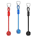 Miniatyrbild 1 av 5: Barnens gunga klättertillbehör för Ninja Warrior hinderbana - Ninja Slackline Ninja Fists Holds - 3-pack-WELLNGS 0 0