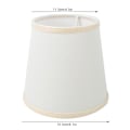 Miniatyrbild 4 av 5: Elegant Dekorativ Lampskärm, Handgjord Hållbar Design Clip-On Lampskärm För Vardagsrum Och Matsal Dekoration, Lämplig För E14 Lamphållare